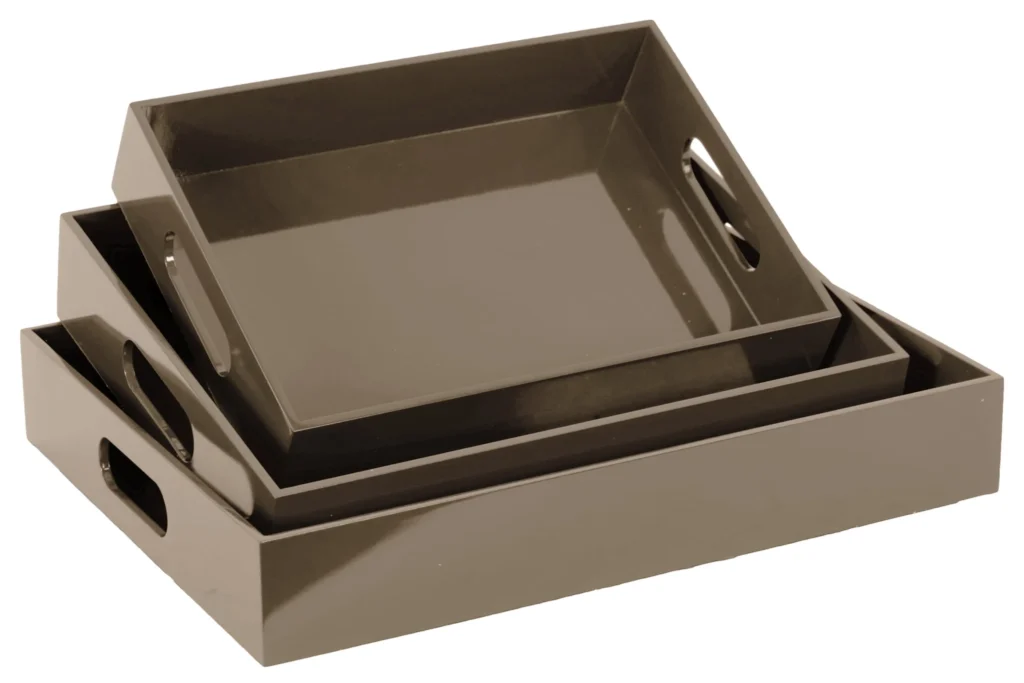Better Homes & Gardens Ribbed Wood Tray – Elegant Fluted Server
