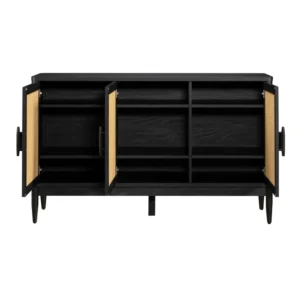 Better Homes Gardens Springwood Caning Sideboard Charcoal Finish