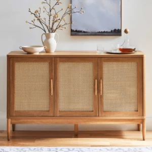 Better Homes Gardens Springwood Caning Sideboard Charcoal Finish