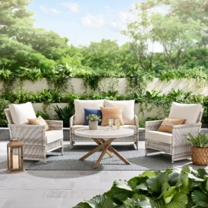 Better Homes & Gardens Wicker Sectional Dining Set – All-Weather Comfort