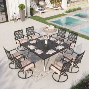 Better Homes & Gardens Wicker Sectional Dining Set – All-Weather Comfort