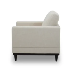 Better Homes Gardens Windsor Linen Armchair Light Honey Wood