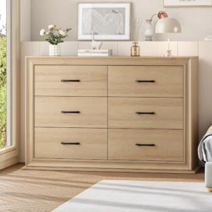 Better Homes Gardnes Modern Farmhouse 6 Drawer Dresser Alabaster