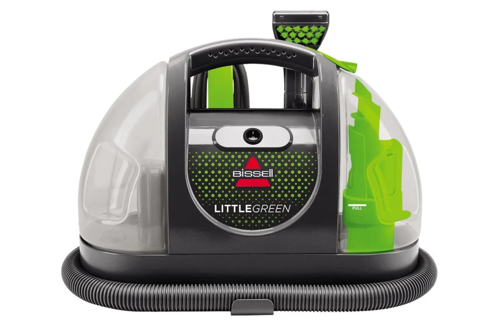 BISSELL Little Green Portable Carpet Cleaner – Powerful Spot Remover — close-up detail of design and finish