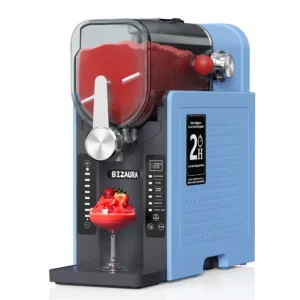 BIZAURA Slushie Machine Slushy Maker Bundle Slushy Machine Home Ice Need Professional Frozen Drink Maker 6 Presets Milkshakes Frapp s Slush Bonus Ins