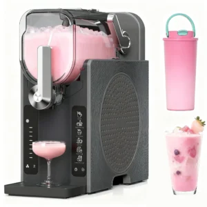 BIZAURA Slushie Machine Slushy Maker Bundle Slushy Machine Home Ice Need Professional Frozen Drink Maker 6 Presets Milkshakes Frapp s Slush Bonus Ins