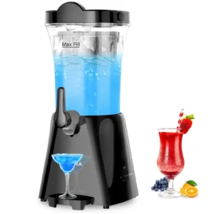 BIZAURA Slushie Machine Slushy Maker Bundle Slushy Machine Home Ice Need Professional Frozen Drink Maker 6 Presets Milkshakes Frapp s Slush Bonus Ins