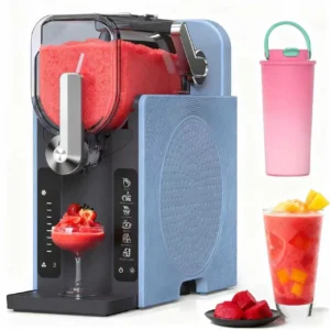 BIZAURA Slushie Machine Slushy Maker Bundle Slushy Machine Home Ice Need Professional Frozen Drink Maker 6 Presets Milkshakes Frapp s Slush Bonus Ins