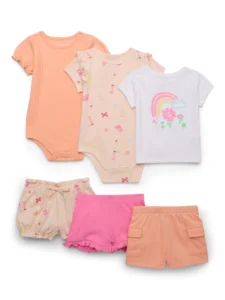 Bliss by Garanimals Baby 3 Piece Jacket Bodysuit Legging Outfit Set Sizes 0 12 Months
