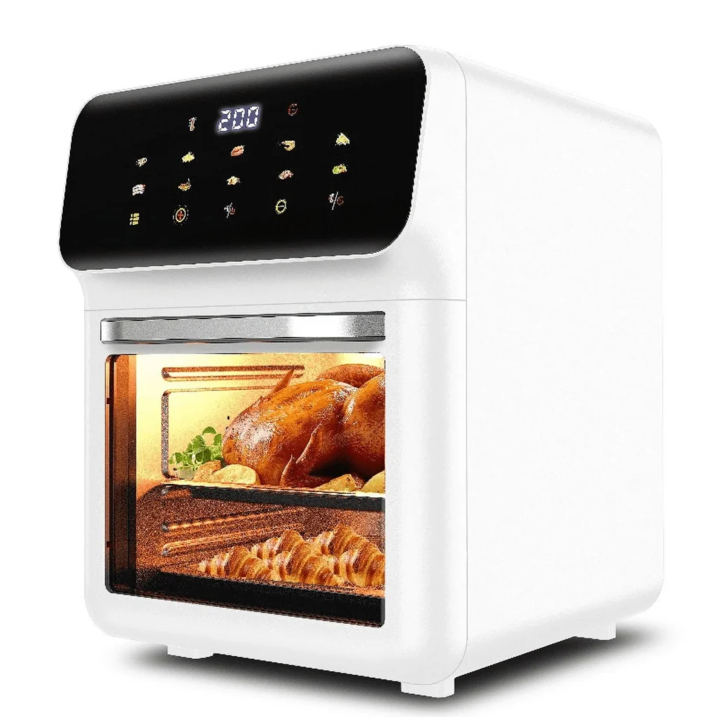 Bluebow 20QT Air Fryer Oven – Visible Touchscreen & Multifunction — close-up detail of design and finish