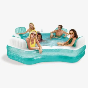 Bluescape Inflatable Family Pool 10ft Rectangular Water