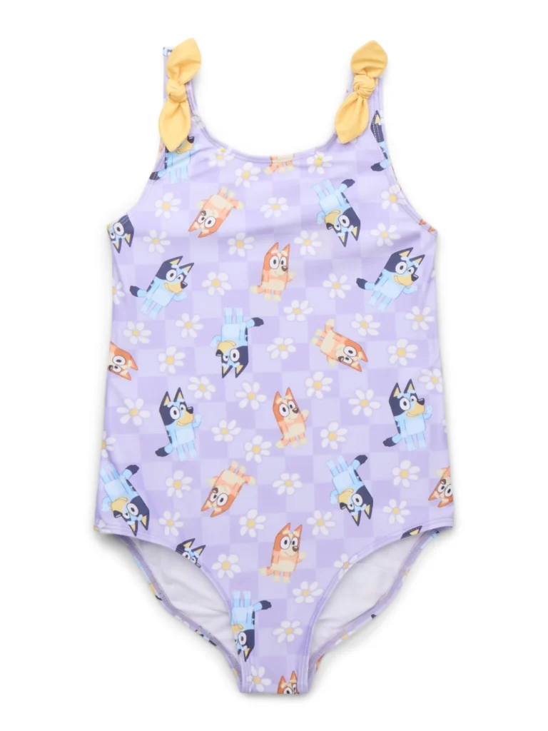 Bluey Cozy Soft Fleece Girls Unionsuit – Fun Character Wear β close-up detail of design and finish