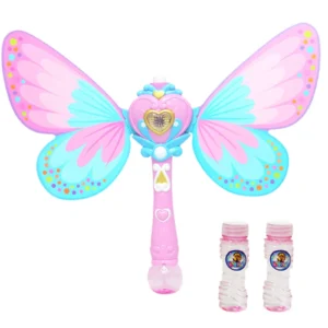 Bubbles for Kids Bubble Wand Machine with LED Light Music Party Toys for Toddlers 1 3 Bubble Blower for Kids 2 4 6 Birthday Gifts