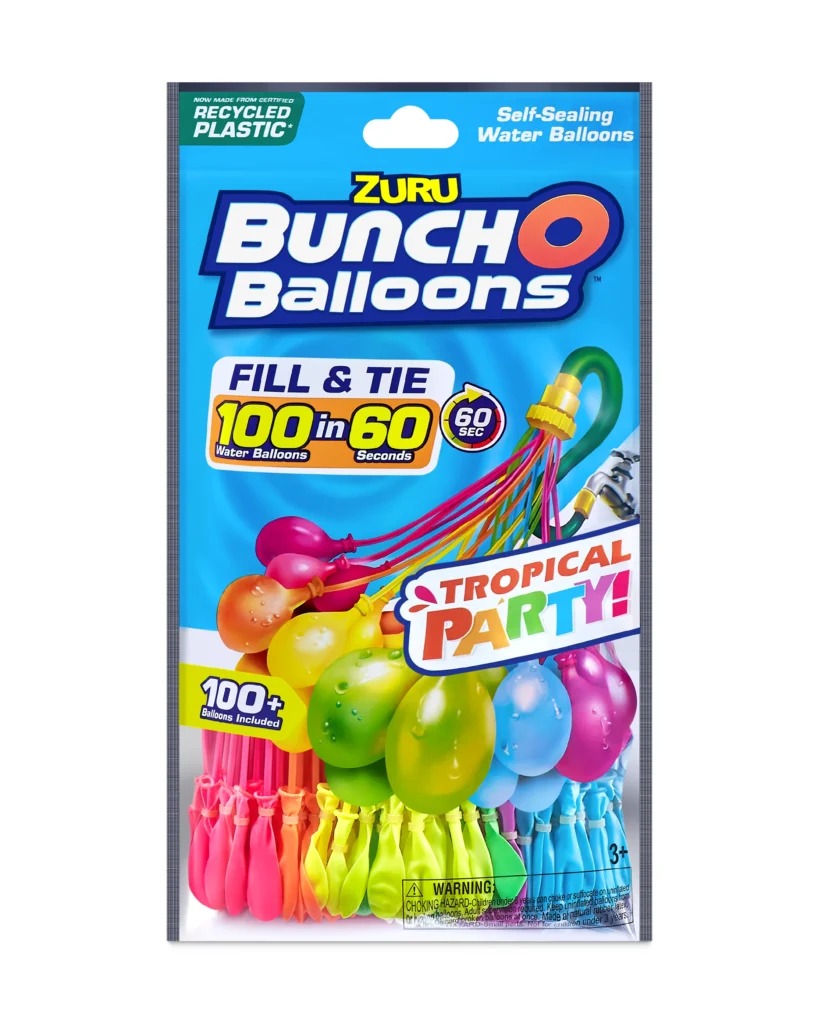 Bunch O Balloons Tropical Party Self Sealing Water Balloons 3 Pack
