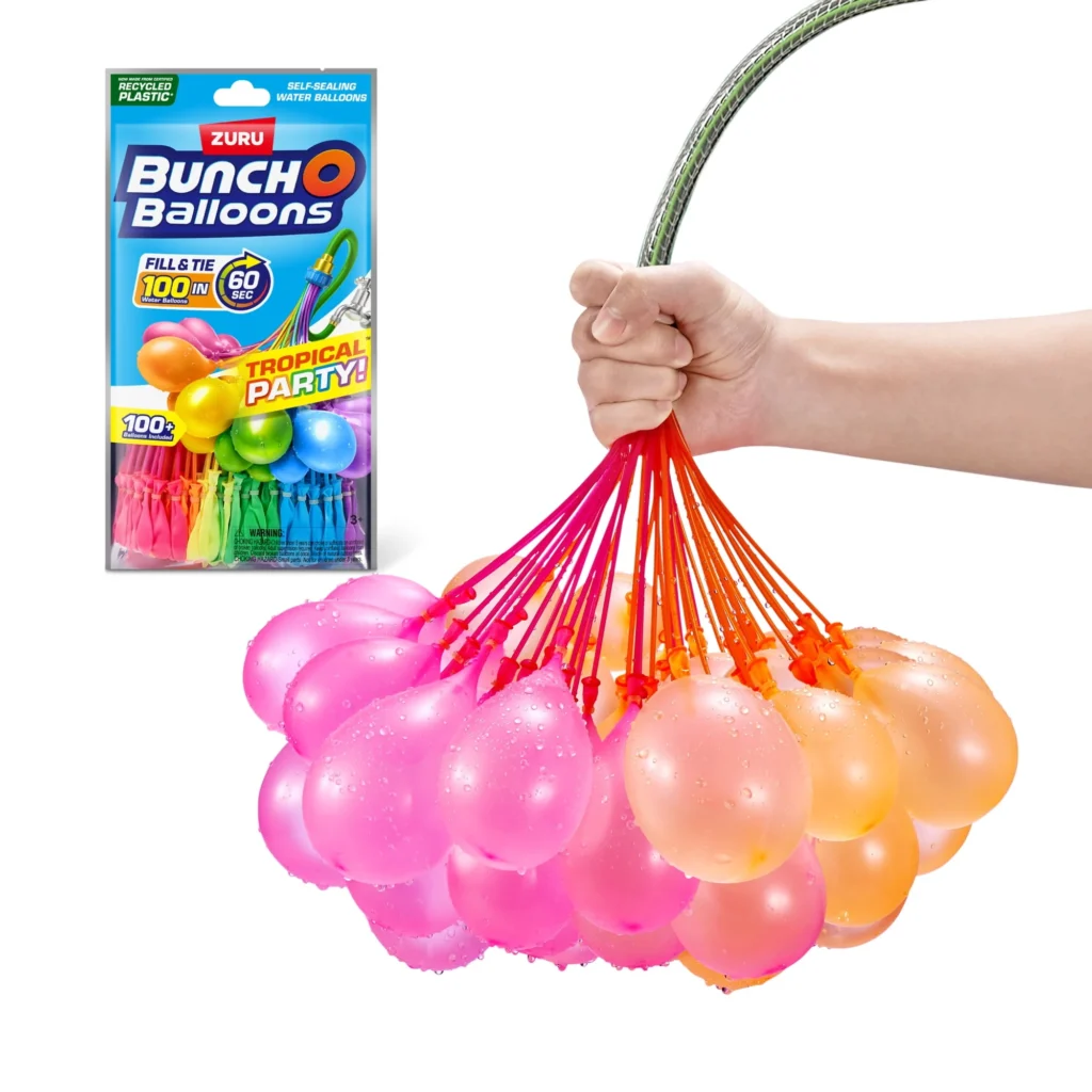 Bunch O Balloons Self Sealing Water Balloons – Tropical 3 Pack Fun — alternate angle showing full product