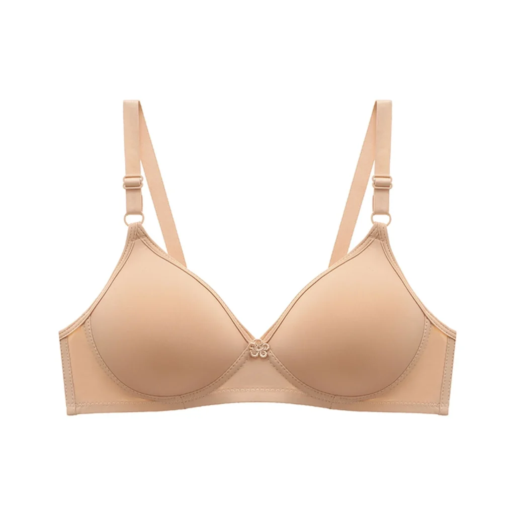 CaComMARK PI Clearance Women s Plus Size Front Closure Full Coverage Wirefree T Shirt Bra Comfortable Everyday Bra
