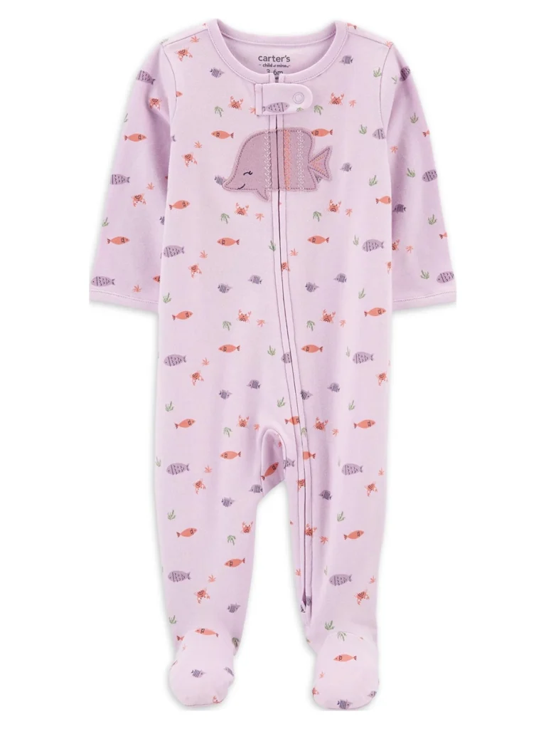 Carter s Child of Mine Baby Girl Sleep N Play Sizes Premie 6 9 Months