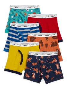 Carter s Child of Mine Toddler Boy Dinosaur Brief Underwear 6 pack Sizes 2T 3T