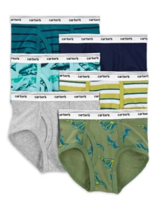 Carter s Child of Mine Toddler Boy Dinosaur Brief Underwear 6 pack Sizes 2T 3T
