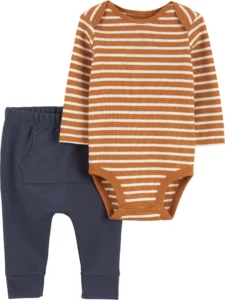 Carter’s Child of Mine Baby Boy Outfit Set, 2-Piece, Sizes Preemie-12
