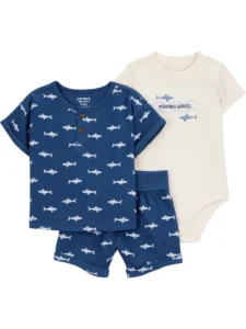 Carter’s Child of Mine Baby Boy Outfit Set, 2-Piece, Sizes Preemie-12