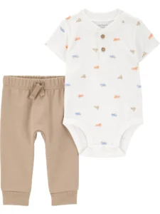 Carter’s Child of Mine Baby Boy Outfit Set, 2-Piece, Sizes Preemie-12