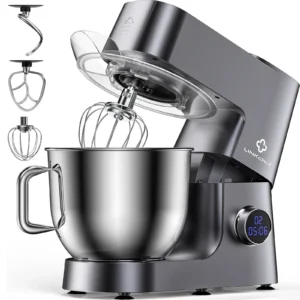 CEBORY 3 IN 1 Stand Mixer 6 QT Tilt Head 10 Speed Food Mixer Kitchen Electric Mixer with Dough Hook Beater Whisk Bowl for Most Home Cooks