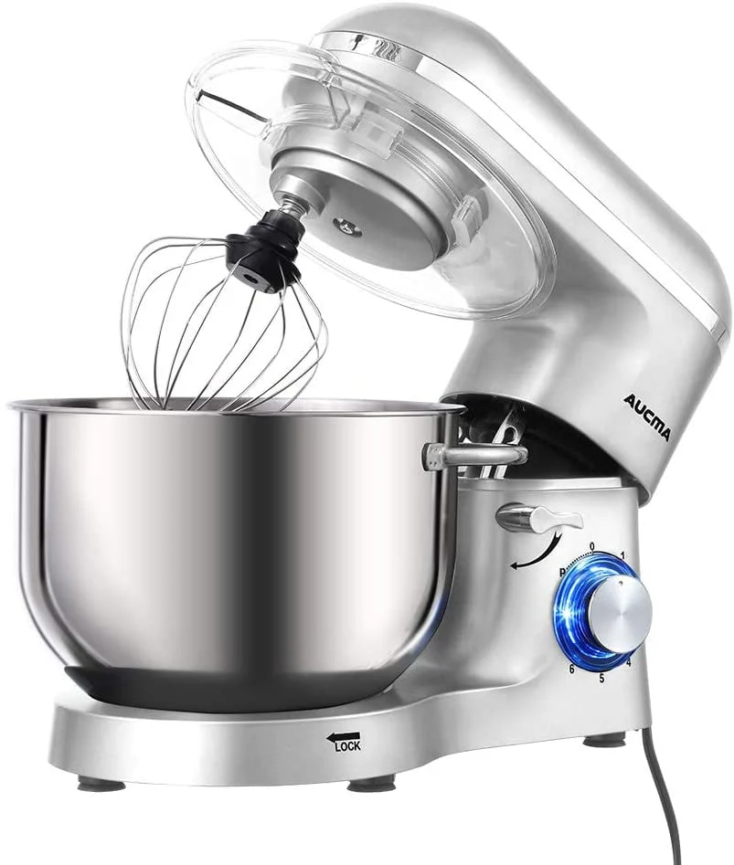 CEBORY Stand Mixer 6 5 QT Tilt Head 660W 10 Speed Food 3 IN 1 Kitchen Electric Mixer Dough Hook Beater Whisk Bowl Most Home Cooks Agave Green