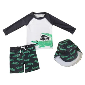 Character Toddler Boy Jersey Rash Guard and Swim Shorts Set 2 pc Sizes 2T 5T