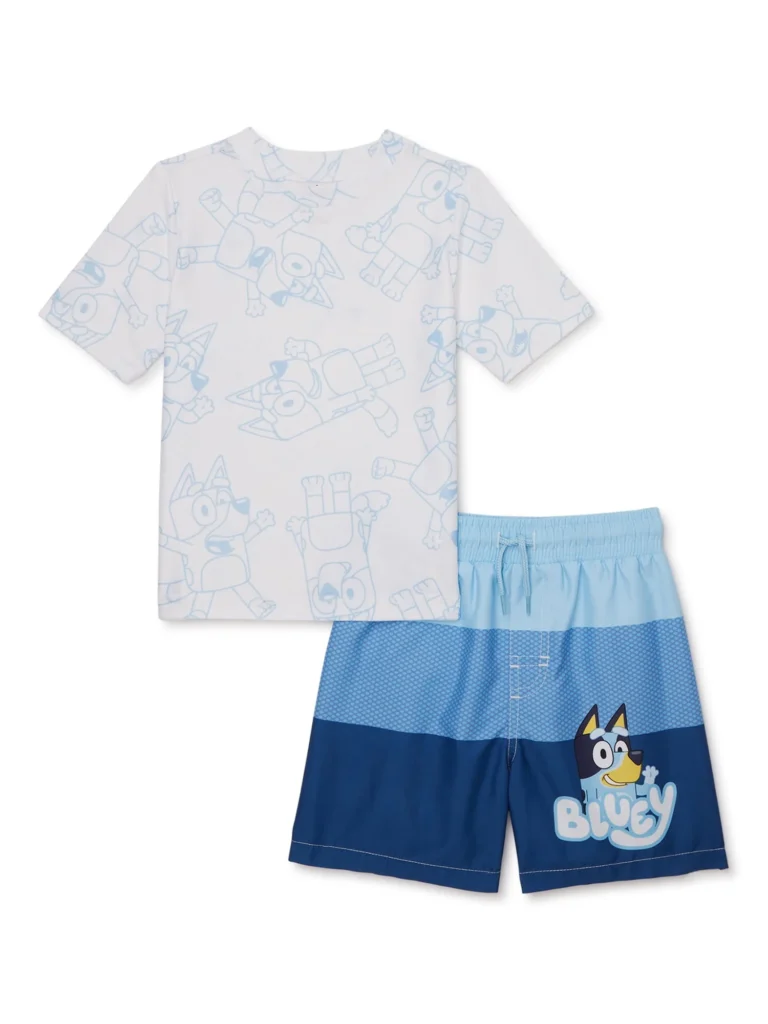 Character UV-Protect Toddler Boy Rash Guard Swim Set – 2-Piece Value β alternate angle showing full product