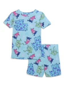 Character Toddler Tee and Shorts Viscose Pajama Set 2 Piece Sizes 12M 5T 1