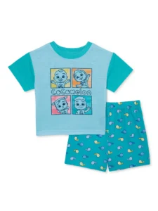 Character Toddler Tee and Shorts Viscose Pajama Set 2 Piece Sizes 12M 5T 5