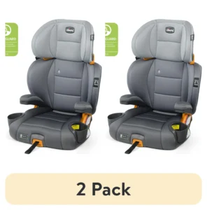 Chicco GoFit ClearTex Plus Backless Booster Car Seat Static Black New