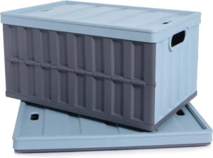 Citylife 17 Qt Plastic Storage Bins with Lids Large Stackable Clear Storage Box for Garage Closet Kitchen 6 Packs