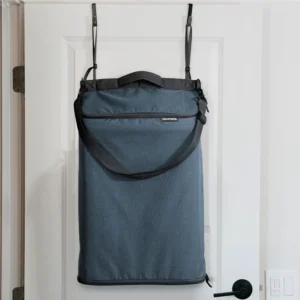 CleverMade Laundry Backpack Luxe Birch with Bamboo Rim and Eco-Friendly