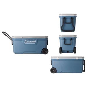 Coleman 316 Series 100QT Hard Chest Wheeled Cooler Lakeside Blue
