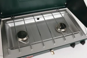 Coleman Brand Matchlight 10 000 BTU 2 Burner Propane Stove black