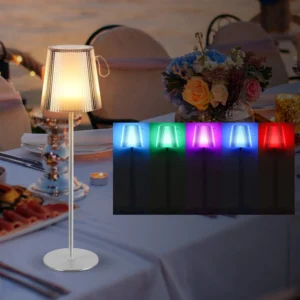 Cordless Rechargeable 11 9 Brass Table Lamp with Dimmable 3 Option Lights