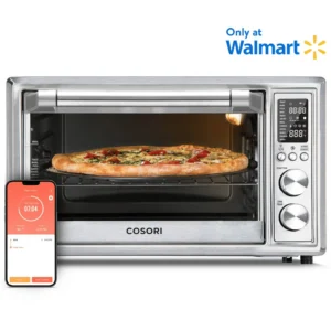 COSORI Smart New Air Fryer Toaster Oven Large 32 Quart Stainless Steel Walmart Exclusive Bonus Silver