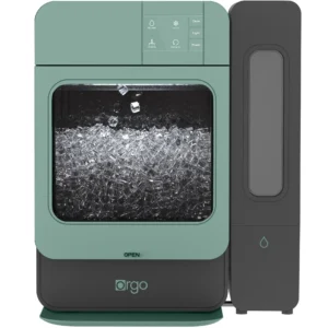Countertop Nugget Ice Maker Stainless Steel Touch Screen Portable Compact Chewable Machine Produces Up 44lb Per Day