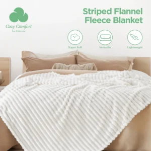 Cozy Comfort Grey Fleece Throw Blanket for Couch Super Soft Cozy Blankets for Women Girls 50×60 inches