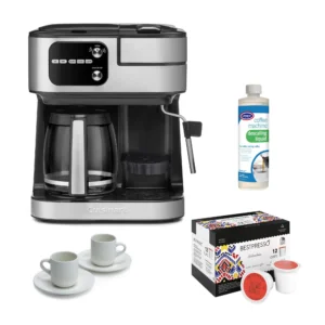 Cuisinart 2 IN 1 Center Combo Brewer Coffee Maker Black Stainless