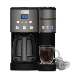 Cuisinart 2 IN 1 Center Combo Brewer Coffee Maker Black Stainless
