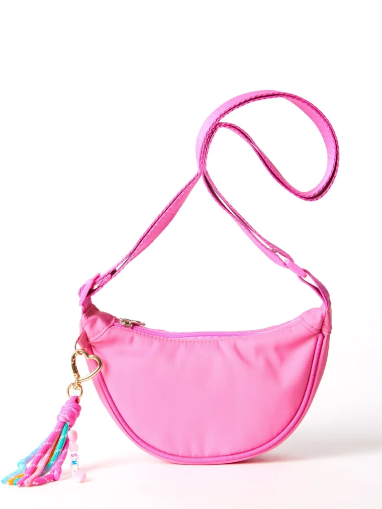 Disney Bluey Mini Satchel Crossbody – Durable Faux Leather Bag — close-up detail of design and finish