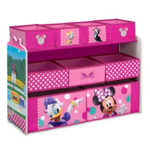 Disney Minnie Mouse 6 Bin Design and Store Toy Organizer by Delta Children