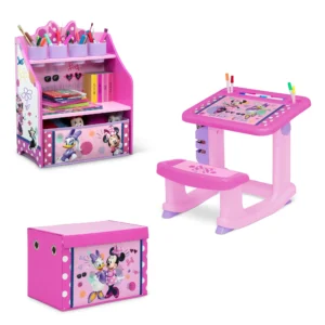 Disney Minnie Mouse 6 Bin Design and Store Toy Organizer by Delta Children