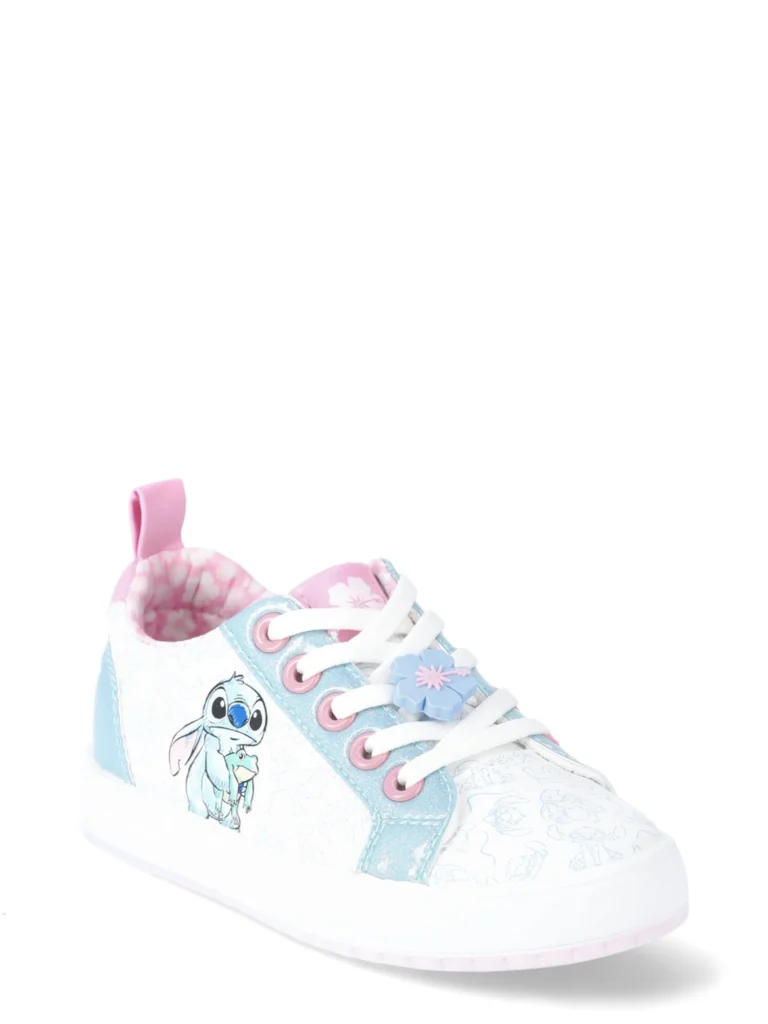 Disney Stitch Toddler Girls Slip On Court Sneakers