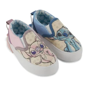 Disney Stitch Toddler Girls Slip On Court Sneakers
