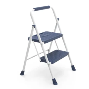 edx 2 Step Ladder Portable Folding Step Stool Heavy Duty Anti Slip Lightweight 800Lbs Capacity
