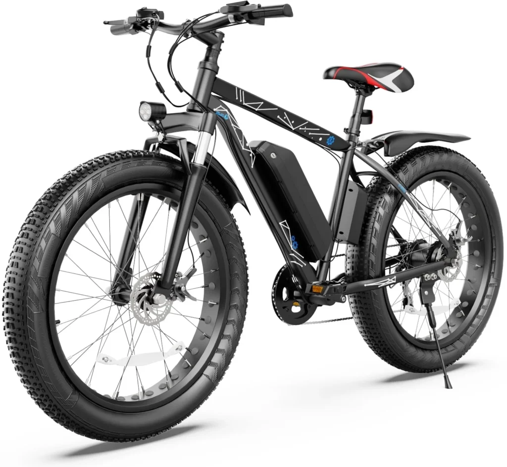 VoltRide 500W Folding Electric Bike – 20MPH Commuter Hub β alternate angle showing full product